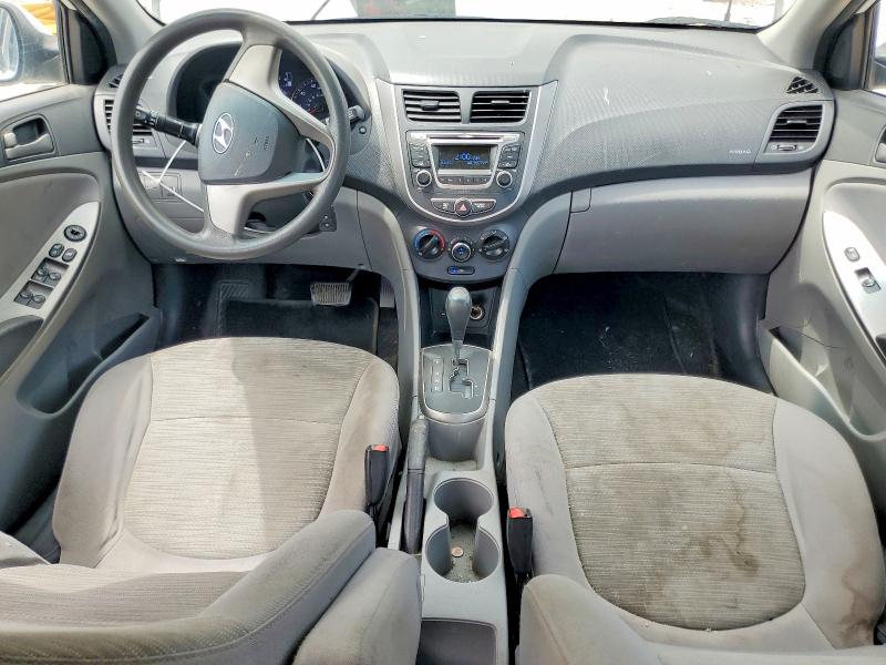 2017 Hyundai Accent VIN KMHCT4AE6HU369743 COPART salvage auction — REAR END, Tx - Salvage Vehicle Title, sold $2,000 on 2026-07-28 (photo 8)