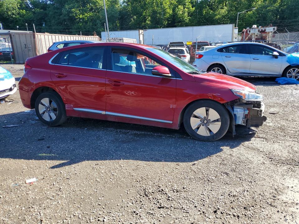 2022 Hyundai Ioniq VIN KMHC75LC8NU275199 COPART salvage auction — FRONT END, Md - Cert Of Salvage > 75% Damage, sold $1,550 on 2026-07-21 (photo 4)