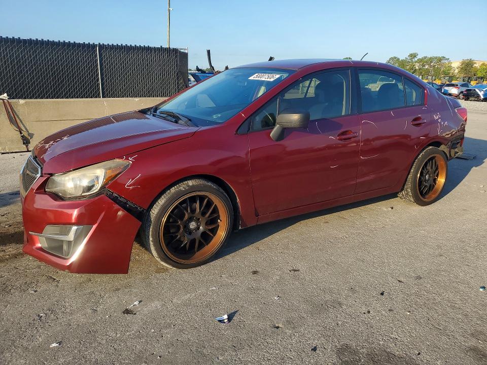 2016 Subaru VIN JF1GJAA6XGH014378 COPART salvage auction — REAR END, Fl - Cert Of Title Slvg Rebuildable, sold $15 on 2026-07-30 (photo 1)