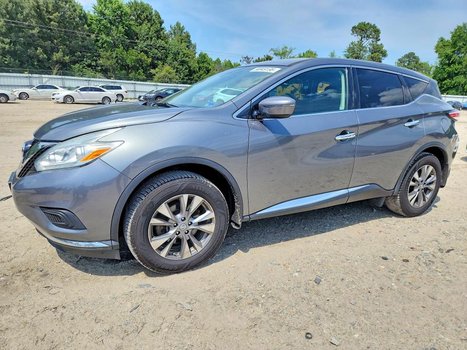 2017 Nissan Murano VIN 5N1AZ2MH8HN189822 COPART salvage auction — MINOR DENT/SCRATCHES, VA - CERTIFICATE OF TITLE, sold $1,700 on 2026-07-09 (photo 1)