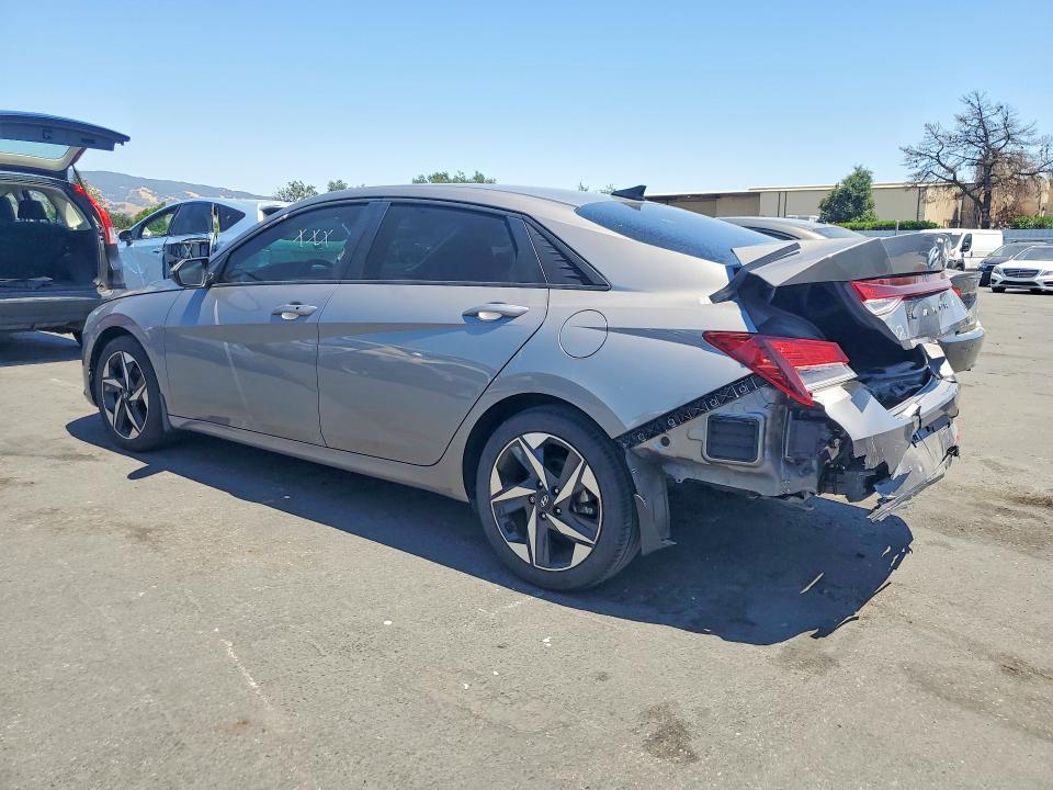 2023 Hyundai Elantra VIN KMHLS4AG9PU454059 COPART salvage auction — REAR END, Ca - Salvage Certificate, sold $3,850 on 2026-07-21 (photo 2)