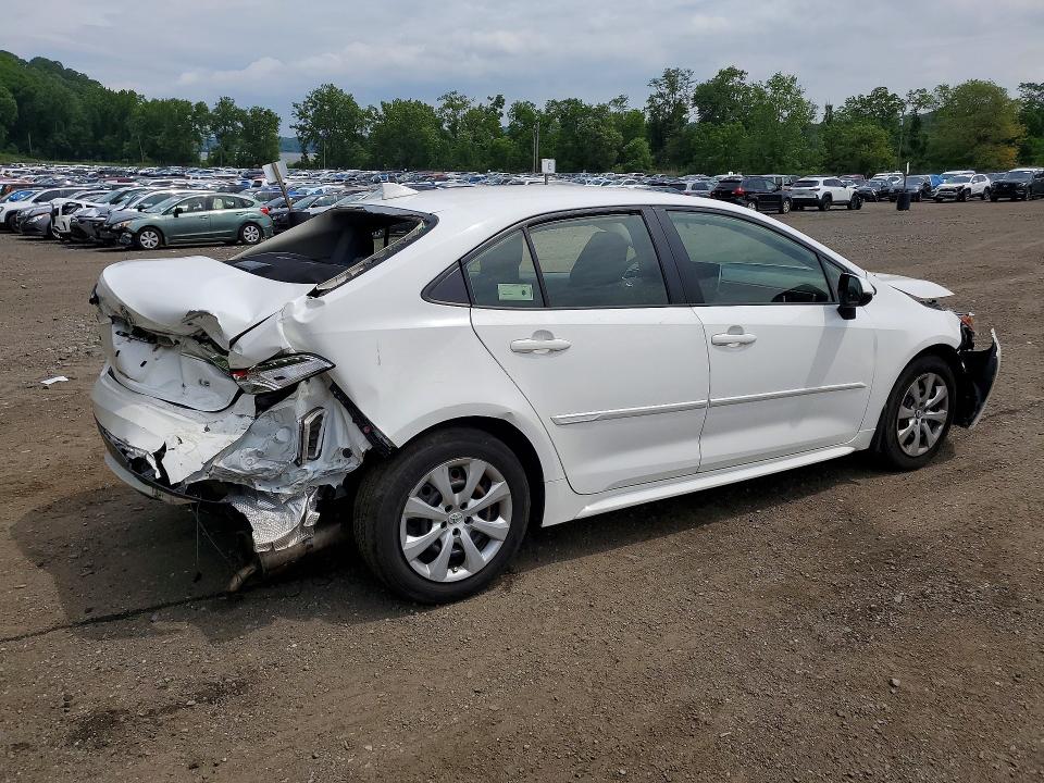2020 Toyota VIN JTDEPRAE8LJ112138 COPART salvage auction — REAR END, Ny - Mv-907A Salvage Certificate, sold $3,150 on 2026-07-09 (photo 3)