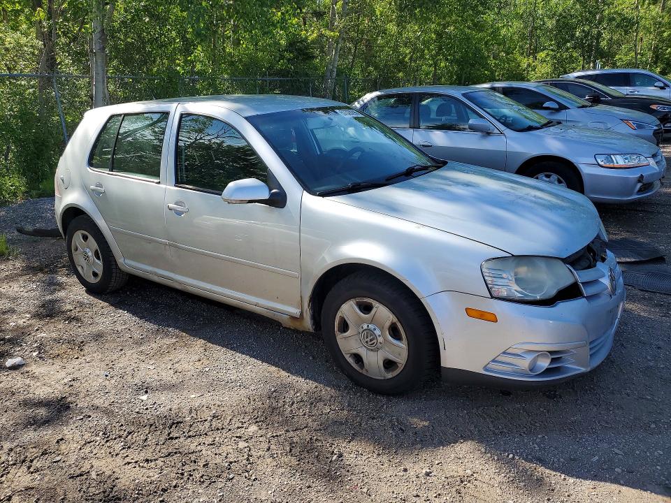 2009 Volkswagen Golf VIN 9BWEL41J694016906 COPART salvage auction — FRONT END, On - Permit No Brand - Unfit, sold $175 on 2026-07-28 (photo 4)