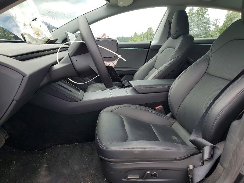 2025 Tesla Model 3 VIN 5YJ3E1EA4SF970296 COPART salvage auction — FRONT END, Wa - Bill Of Sale, sold $6,200 on 2026-07-28 (photo 7)