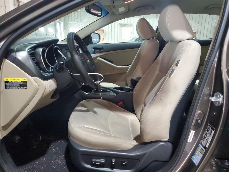 2014 Kia Optima VIN 5XXGM4A71EG324196 COPART salvage auction — REAR END, Pa - Certificate Of Salvage, sold $175 on 2026-07-09 (photo 7)