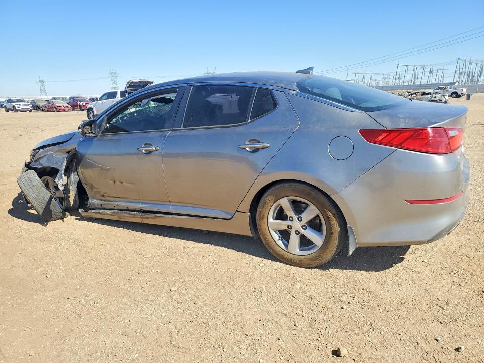 2015 Kia Optima VIN 5XXGM4A77FG425423 COPART salvage auction — FRONT END, Ca - Salvage Certificate, sold $950 on 2026-07-06 (photo 2)