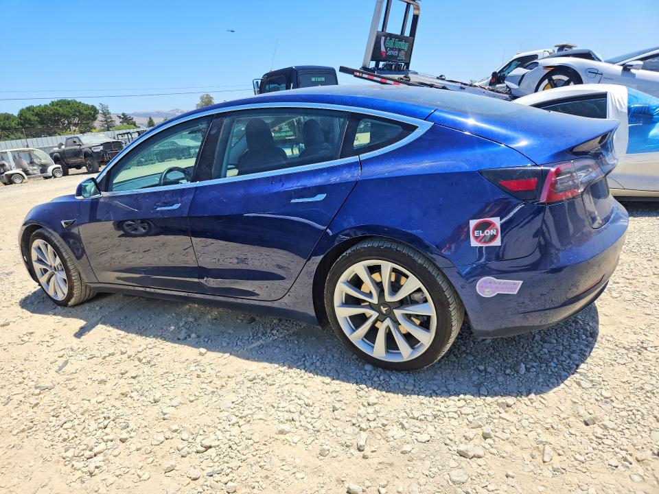 2018 Tesla VIN 5YJ3E1EB9JF146608 COPART salvage auction — FRONT END, Ca - Salvage Certificate, sold $8,500 on 2026-07-14 (photo 2)