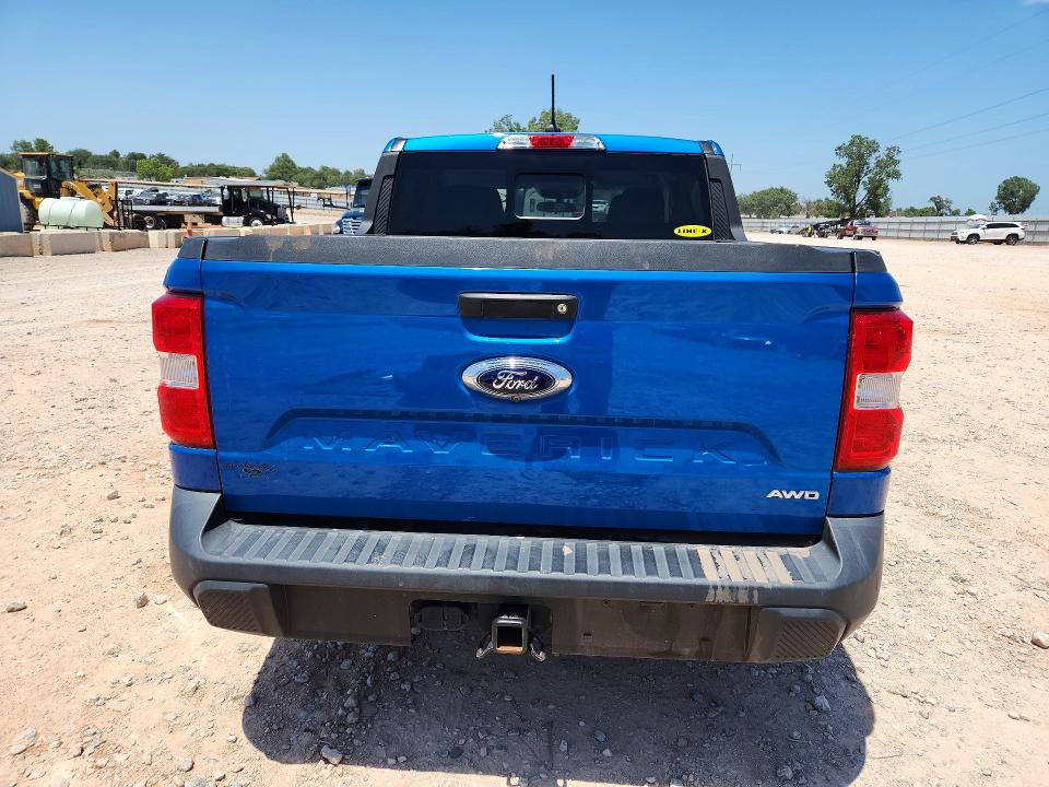 2022 Ford Maverick VIN 3FTTW8F90NRA13354 COPART salvage auction — FRONT END, Ok - Cert Of Title-Salvage, sold $5,200 on 2026-07-02 (photo 6)