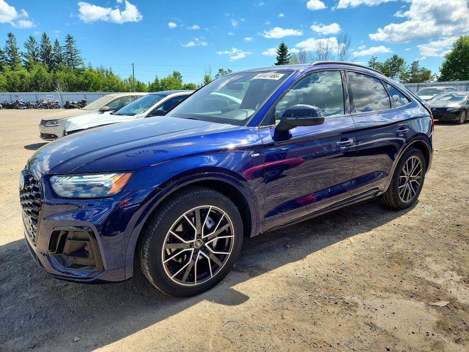 2023 Audi Q5 sportback VIN WA16AAFY1P2093565 COPART salvage auction — REAR END, ON - PERMIT NO BRAND - UNFIT, sold $11,200 on 2026-07-28 (photo 1)