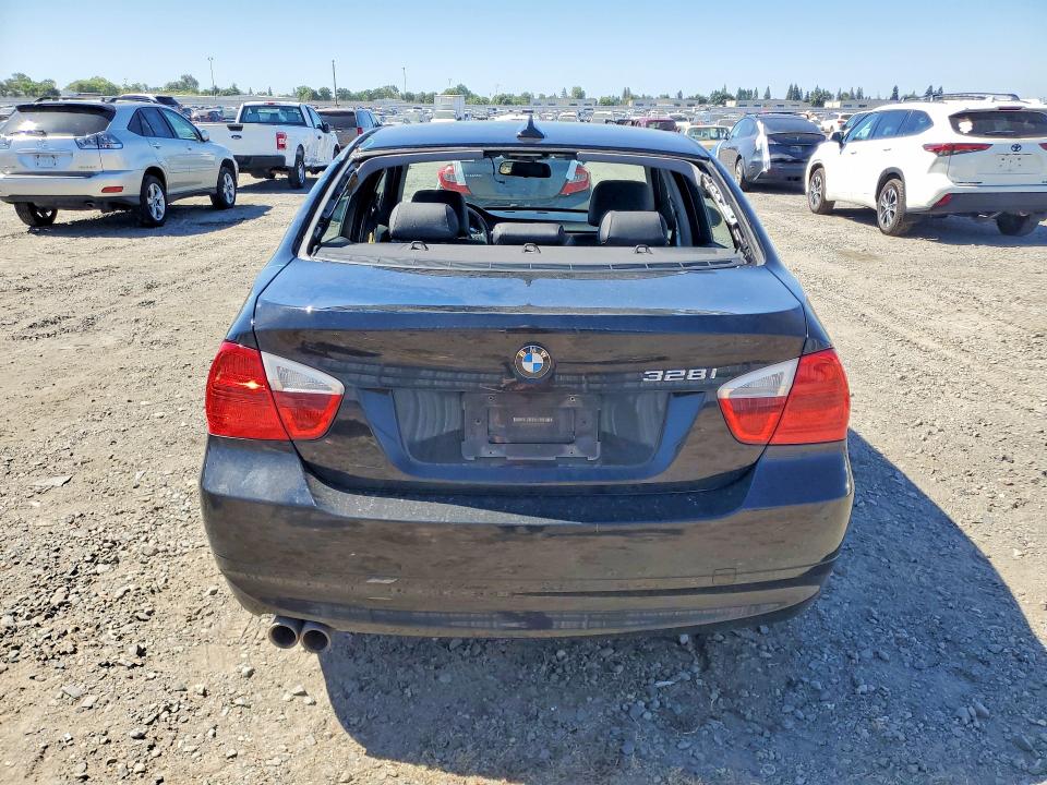 2008 BMW 3 series VIN WBAVC53558FZ89453 COPART salvage auction — ROOF, Ca - Salvage Certificate, sold $525 on 2026-07-07 (photo 6)