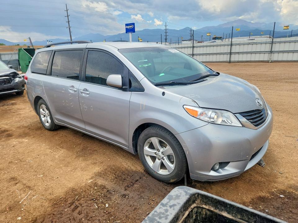 2014 Toyota VIN 5TDKK3DC1ES448017 COPART salvage auction — REAR END, Co - Salvage Title, sold $1,350 on 2026-07-15 (photo 4)