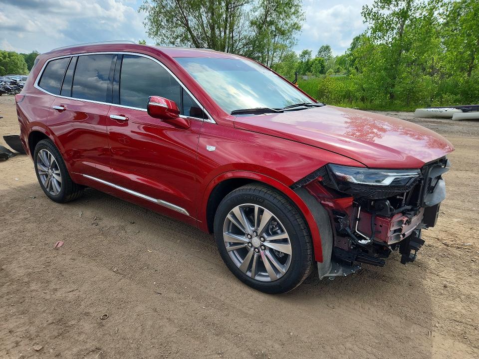 2025 Cadillac Xt6 VIN 1GYKPDRS6SZ107093 COPART salvage auction — FRONT END, Oh - Cert Of Title-Salvage, sold $15,000 on 2026-07-20 (photo 4)