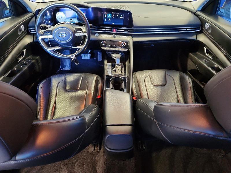 2022 Hyundai Elantra VIN KMHLN4AGXNU332427 COPART salvage auction — MINOR DENT/SCRATCHES, On - Permit No Brand - Unfit (P), sold $10,700 on 2026-07-03 (photo 8)
