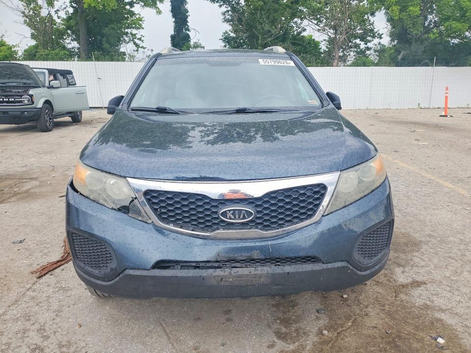 2011 Kia Sorento VIN 5XYKT4A25BG122941 COPART salvage auction — FRONT END, Mo - Salvage Certificate Of Title, sold $525 on 2026-07-07 (photo 5)