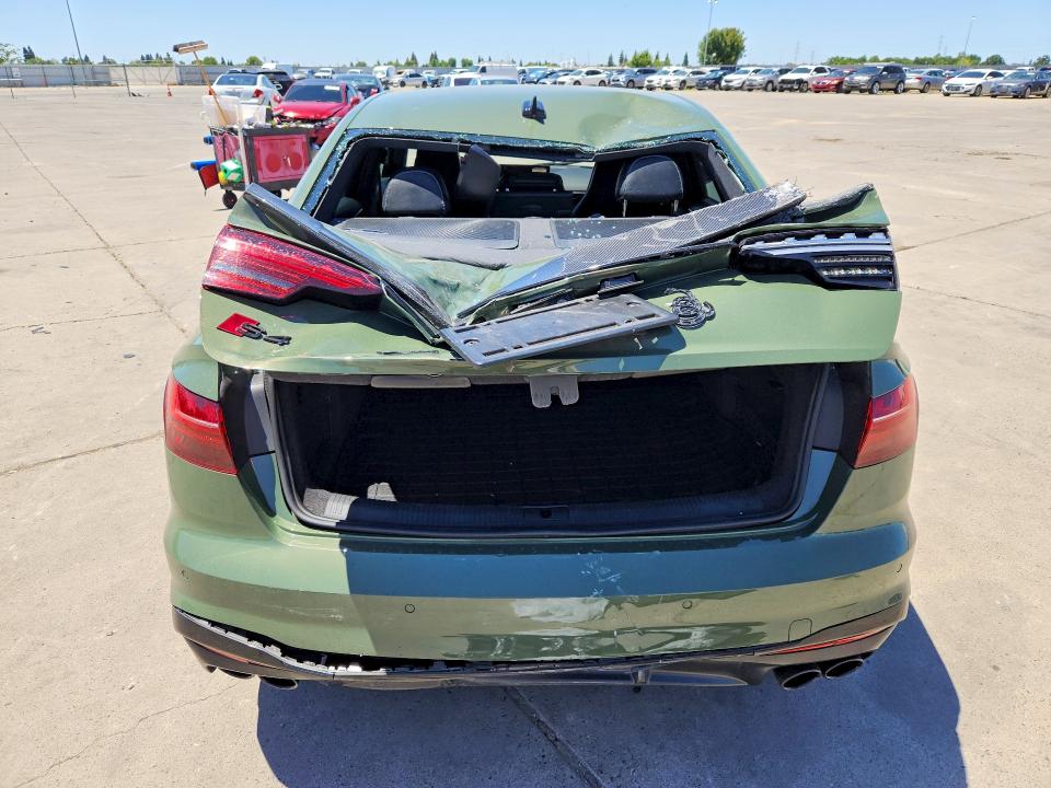 2023 Audi VIN WAUB4AF47PA074238 COPART salvage auction — REAR END, Ca - Salvage Certificate, sold $15,100 on 2026-07-20 (photo 6)