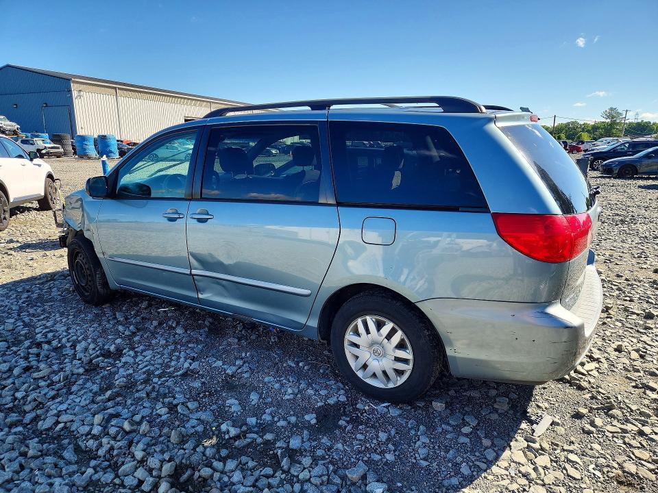 2007 Toyota Sienna VIN 5TDZK23C57S053996 COPART salvage auction — FRONT END, Nj - Cert Of Title-Salvage, sold $625 on 2026-07-06 (photo 2)