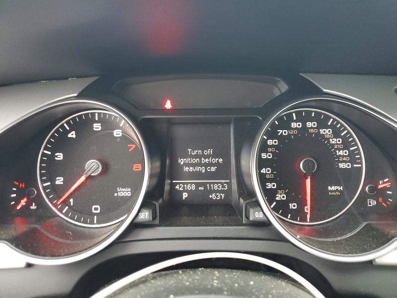 2016 Audi A5 VIN WAUM2AFR7GA017063 COPART salvage auction — FRONT END, Ca - Salvage Certificate, sold $3,500 on 2026-07-28 (photo 9)
