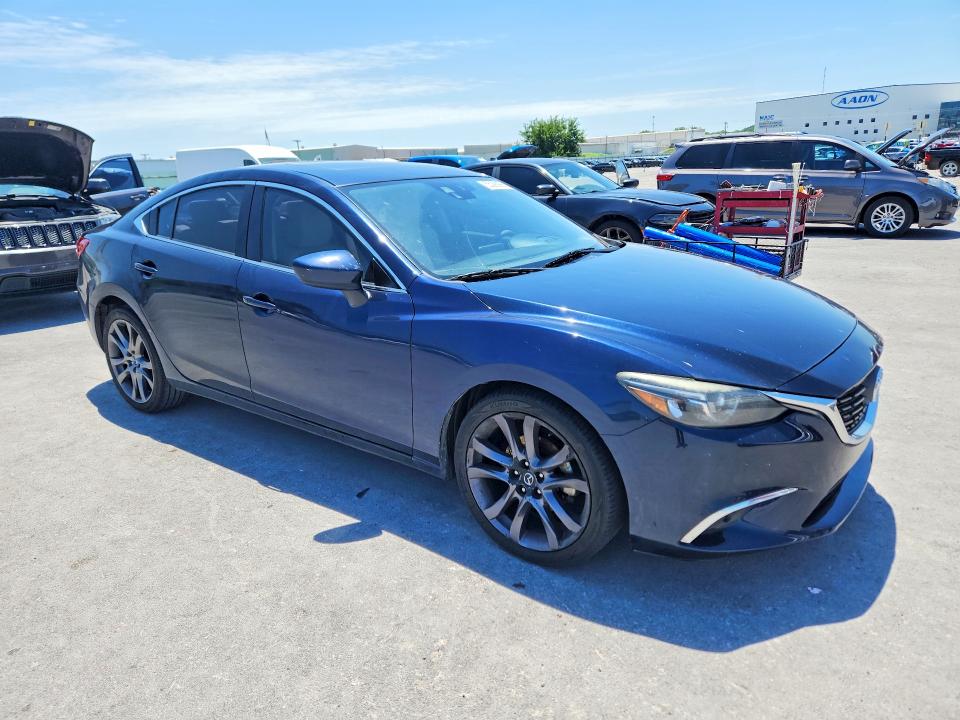 2016 Mazda 6 VIN JM1GJ1W5XG1433706 COPART salvage auction — HAIL, Ok - Cert Of Title-Salvage, sold $3,499 on 2026-07-27 (photo 4)