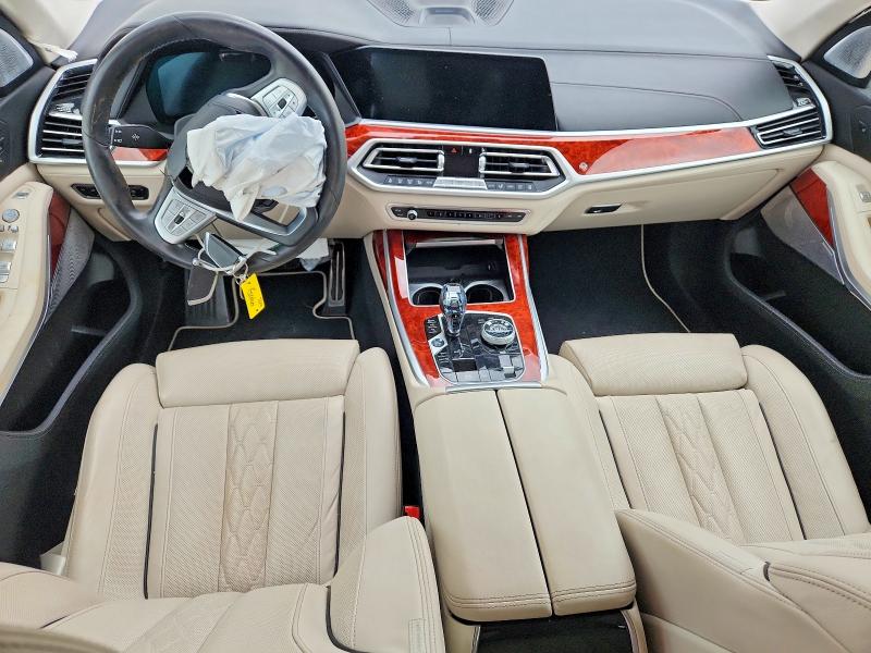 2022 BMW X7 VIN 5UXCX6C11N9K47299 COPART salvage auction — FRONT END, In - Cert Of Title-Salvage Title, sold $33,500 on 2026-07-31 (photo 8)