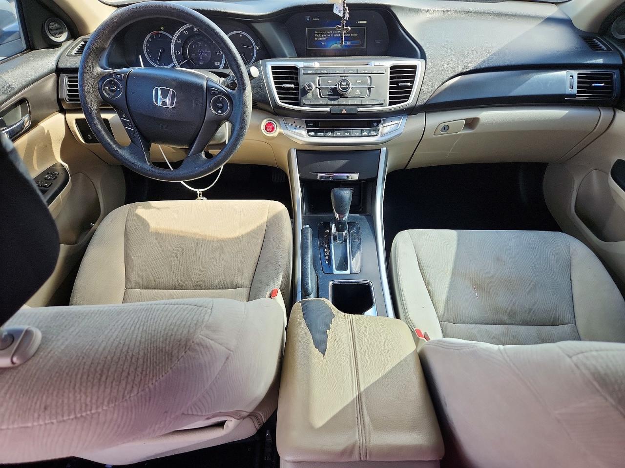 2015 Honda Accord VIN 1HGCR2F72FA180458 COPART salvage auction — Front End, TX - SALVAGE VEHICLE TITLE, sold $1,650 on 2026-07-09 (photo 8)