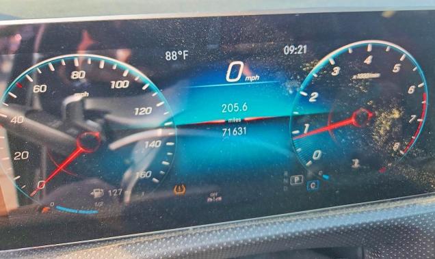 2020 Mercedes-benz A-class VIN W1K3G4EB6LW044442 COPART salvage auction — FRONT END, AR - CERTIFICATE OF TITLE, sold $8,700 on 2026-07-30 (photo 9)