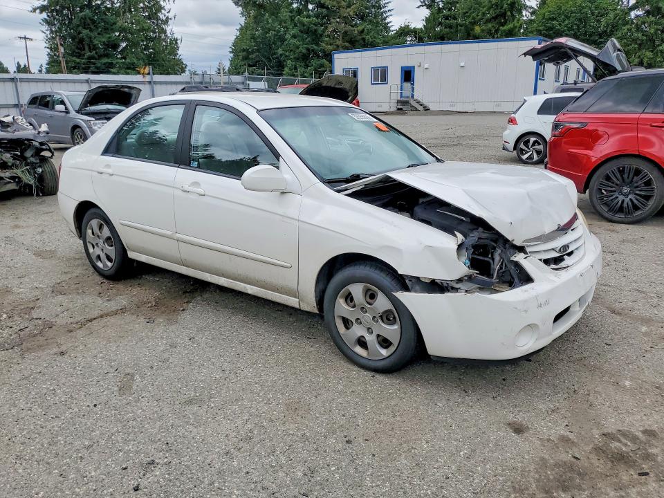 2005 Kia Spectra VIN KNAFE121855139338 COPART salvage auction — FRONT END, Wa - Bill Of Sale, sold $250 on 2026-07-06 (photo 4)