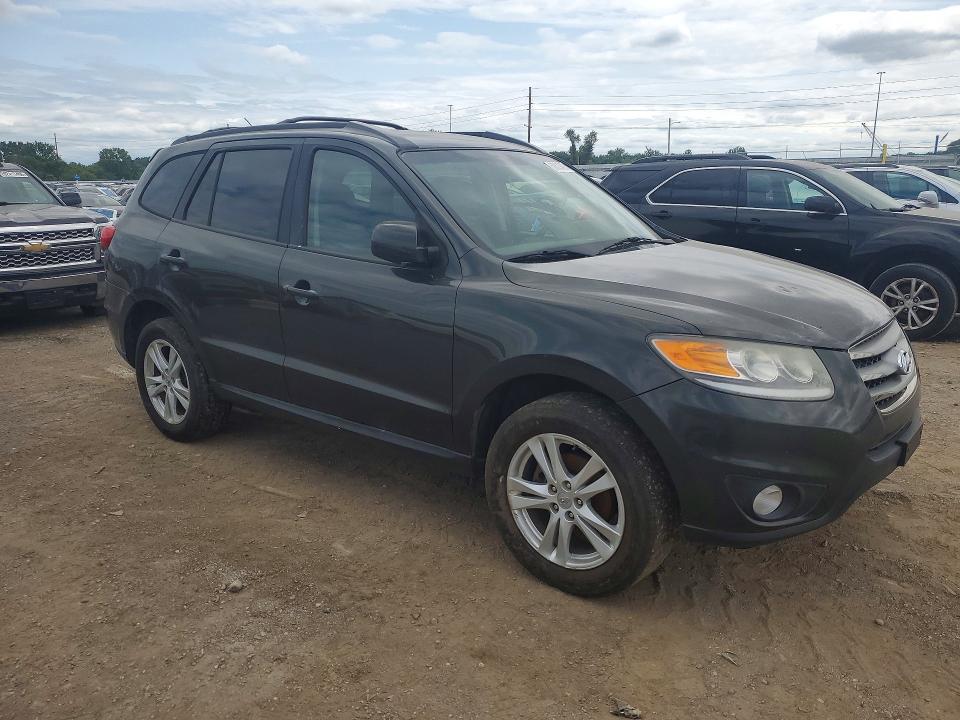 2012 Hyundai Santa fe VIN 5XYZHDAG7CG107094 COPART salvage auction — MECHANICAL, Ia - Certificate Of Title, sold $650 on 2026-07-06 (photo 4)