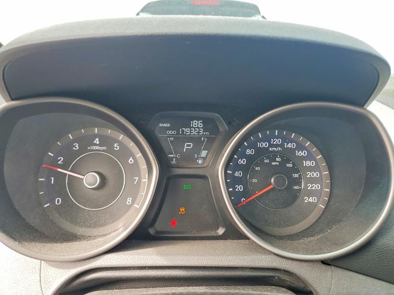 2013 Hyundai Elantra VIN 5NPDH4AEXDH187073 COPART salvage auction — FRONT END, Qc - Gravement Accidente, sold $725 on 2026-07-28 (photo 9)
