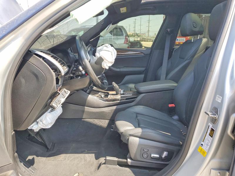2020 BMW X3 VIN 5UXTY3C04LLU70178 COPART salvage auction — FRONT END, Ca - Salvage Certificate, sold $1,500 on 2026-07-27 (photo 7)