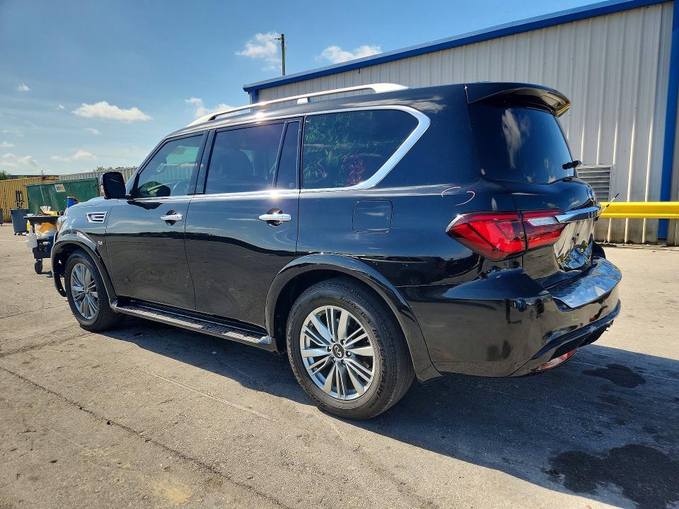 2018 Infiniti Qx80 VIN JN8AZ2NF7J9664980 COPART salvage auction — REAR END, Fl - Cert Of Title Slvg Rebuildable, sold $4,700 on 2026-07-14 (photo 2)