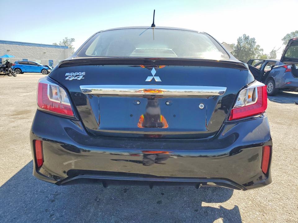 2024 Mitsubishi Mirage VIN ML32FUFJ5RHF16308 COPART salvage auction — REAR END, Ca - Salvage Certificate, sold $3,400 on 2026-07-23 (photo 6)