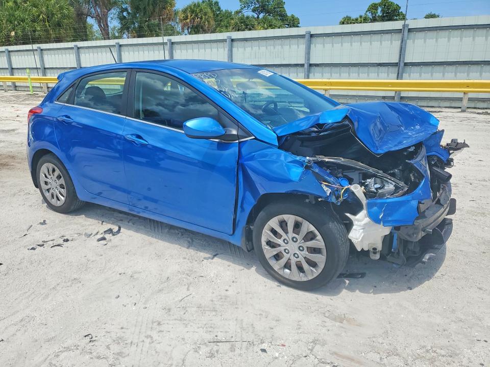 2017 Hyundai VIN KMHD35LH7HU360017 COPART salvage auction — FRONT END, Fl - Cert Of Title Slvg Rebuildable, sold $850 on 2026-07-15 (photo 4)