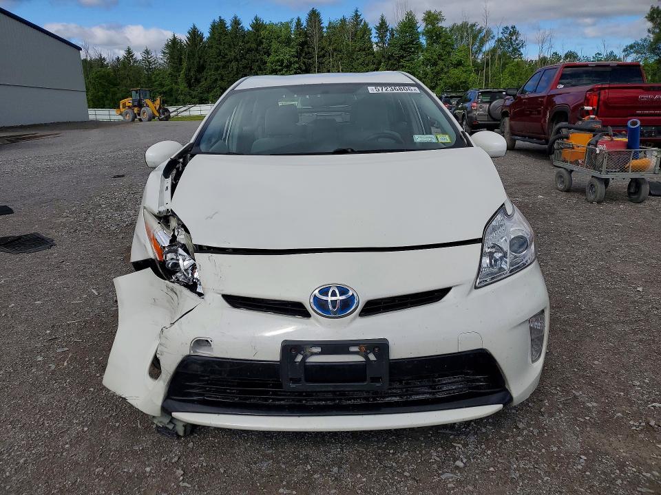 2012 Toyota Prius VIN JTDKN3DU7C1551520 COPART salvage auction — FRONT END, Ny - Mv-907A Salvage Certificate, sold $2,100 on 2026-07-27 (photo 5)