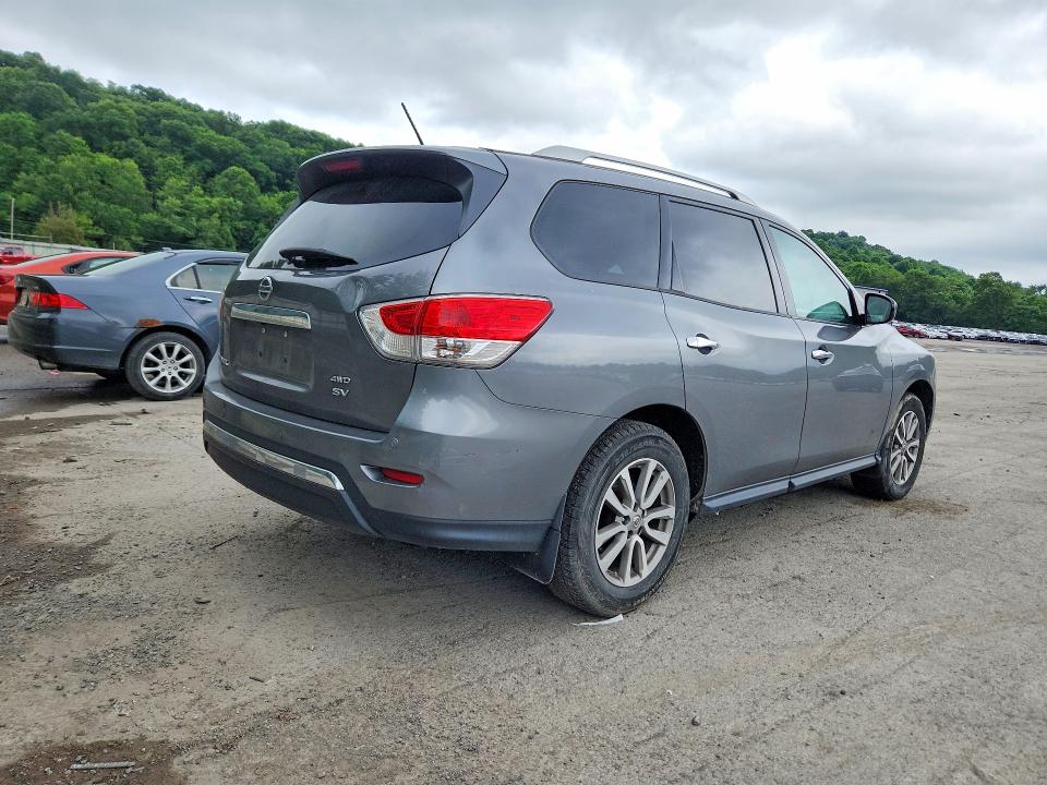 2015 Nissan VIN 5N1AR2MM3FC689747 COPART salvage auction — MECHANICAL, Pa - Cert Of Title, sold $825 on 2026-07-02 (photo 3)