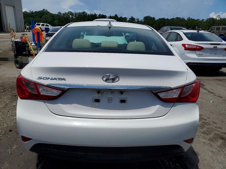 2014 Hyundai VIN 5NPEB4ACXEH916145 COPART salvage auction — FRONT END, Ga - Cert Of Title-Salvage, sold $625 on 2026-07-09 (photo 6)