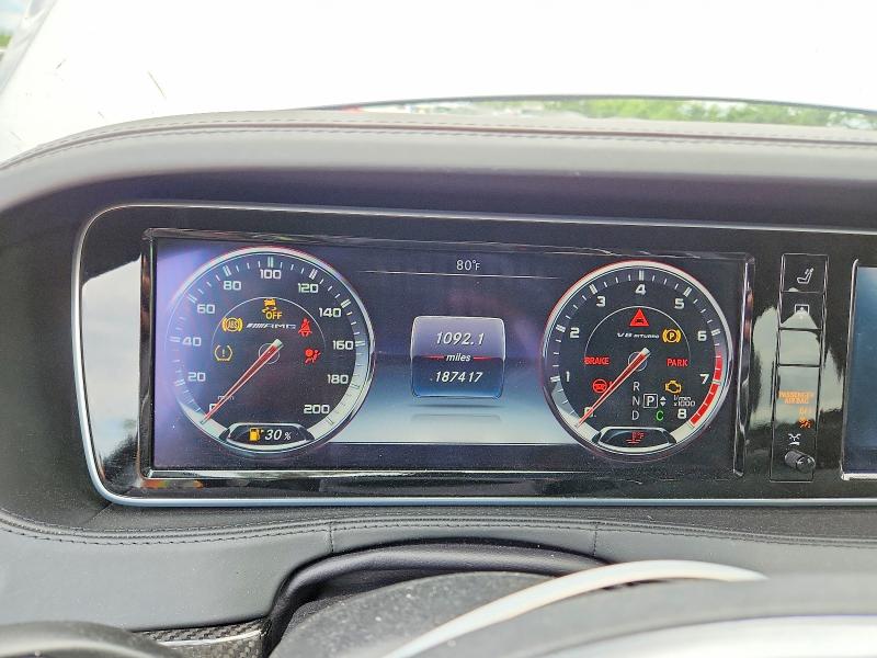 2015 Mercedes-benz S-klasse amg VIN WDDUG7JB2FA153042 COPART salvage auction — REAR END, Ct - Certificate Of Title (P), sold $12,500 on 2026-07-09 (photo 9)