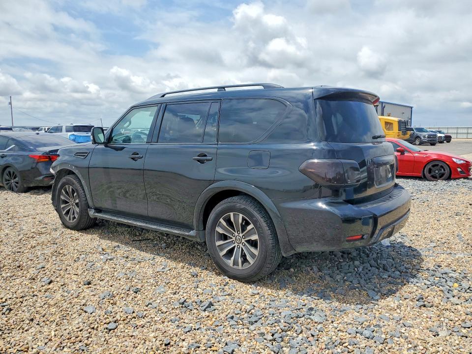 2018 Nissan Armada VIN JN8AY2NC0J9555608 COPART salvage auction — FRONT END, Tx - Salvage Vehicle Title, sold $90 on 2026-07-28 (photo 2)