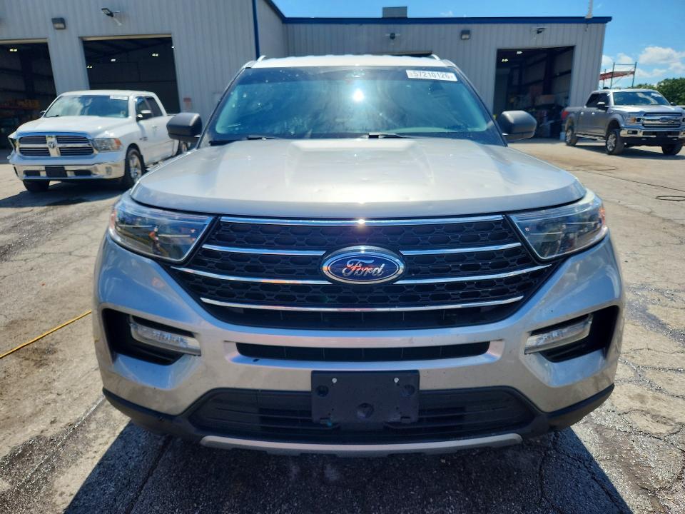 2021 Ford Explorer VIN 1FMSK8DH3MGB95697 COPART salvage auction — HAIL, Mo - Salvage Certificate Of Title, sold $8,100 on 2026-07-29 (photo 5)