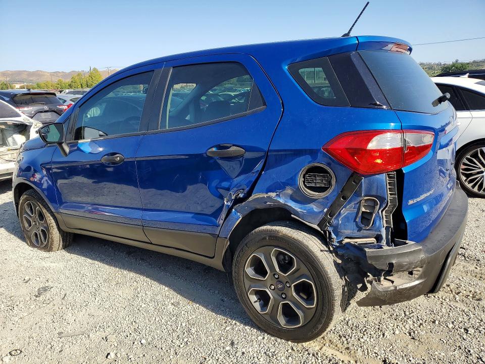 2018 Ford Ecosport VIN MAJ3P1RE3JC214662 COPART salvage auction — REAR END, Ca - Salvage Certificate, sold $1,450 on 2026-07-15 (photo 2)