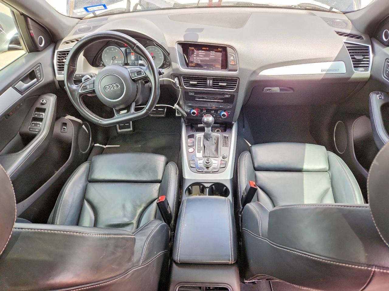 2015 Audi SQ5 VIN WA1VGAFP7FA119513 COPART salvage auction — Front End, TX - SALVAGE VEHICLE TITLE, sold $6,300 on 2026-07-09 (photo 8)
