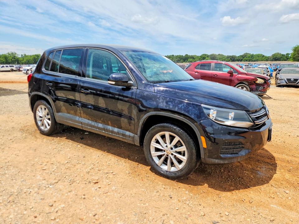 2014 Volkswagen Tiguan VIN WVGBV3AX6EW550861 COPART salvage auction — SIDE, Al - Cert Of Title-Salvage Title, sold $1,650 on 2026-07-22 (photo 4)