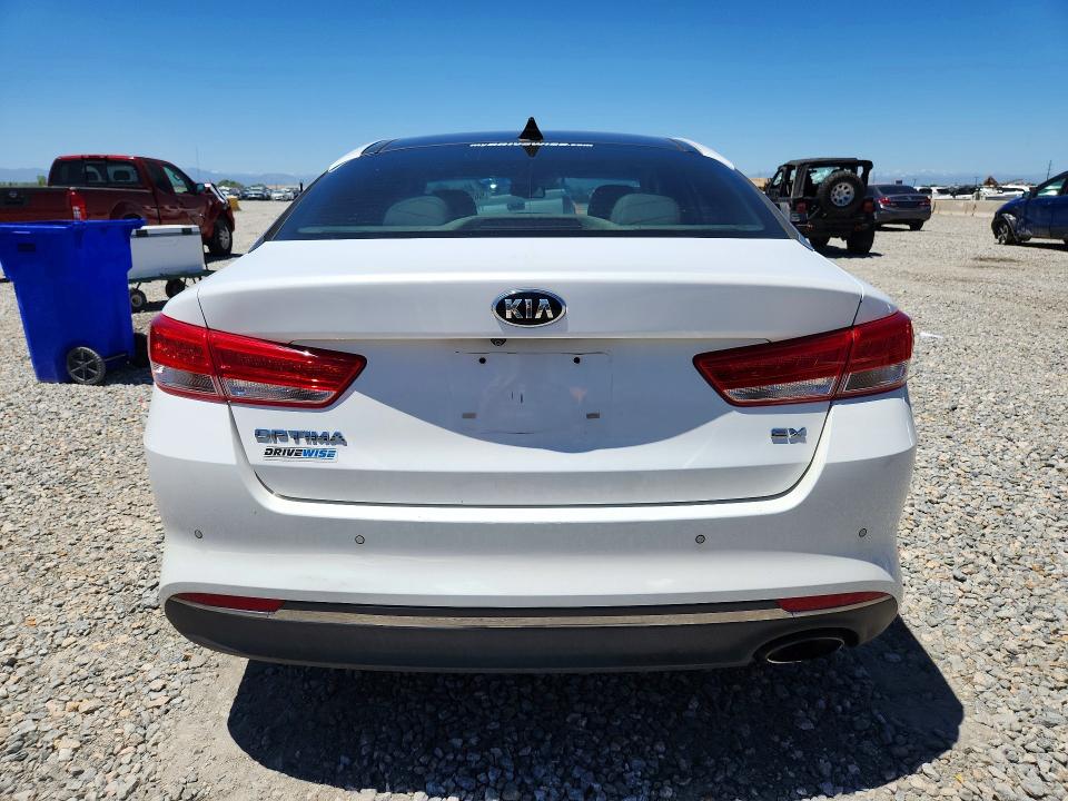 2016 Kia Optima VIN 5XXGU4L31GG065416 COPART salvage auction — VANDALISM, Co - Public - Salvage Title, sold $2,250 on 2026-07-09 (photo 6)