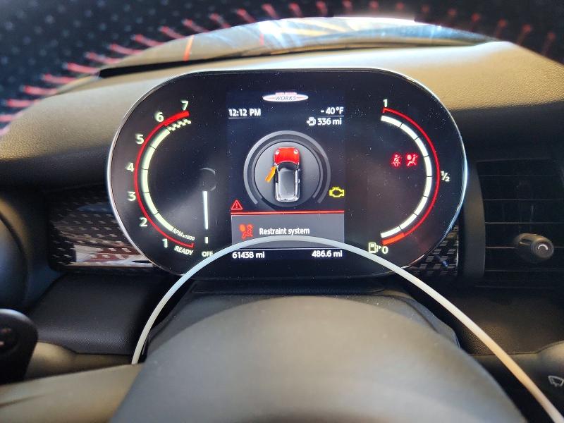 2021 Mini VIN WMWXR9C02M2P18306 COPART salvage auction — FRONT END, Ca - Salvage Certificate, sold $825 on 2026-07-09 (photo 9)