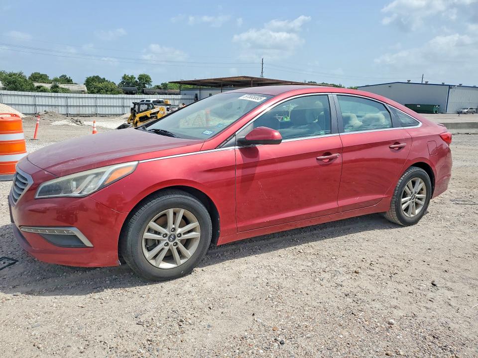 2015 Hyundai Sonata VIN 5NPE24AFXFH007625 COPART salvage auction — MINOR DENT/SCRATCHES, Tx - Salvage Vehicle Title, sold $1,050 on 2026-07-09 (photo 1)