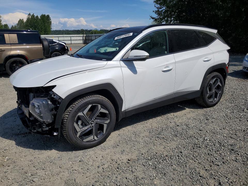2023 Hyundai Tucson VIN KM8JECA16PU095791 COPART salvage auction — REAR END, WA - BILL OF SALE, sold $10,400 on 2026-07-06 (photo 1)