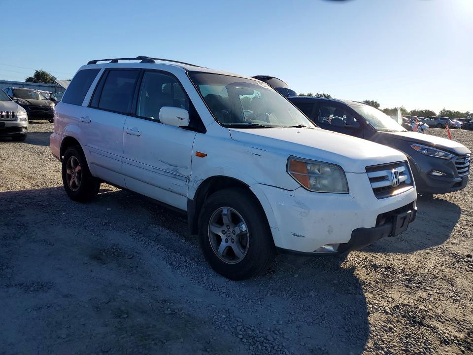 2008 Honda Pilot VIN 5FNYF18688B000390 COPART salvage auction — FRONT END, CA - SALVAGE CERTIFICATE, sold $650 on 2026-07-02 (photo 4)