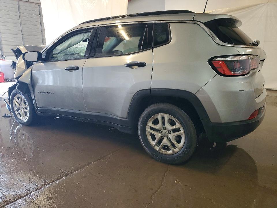 2021 Jeep Compass VIN 3C4NJCAB7MT560434 COPART salvage auction — FRONT END, Tx - Certificate Of Title, sold $275 on 2026-07-02 (photo 2)