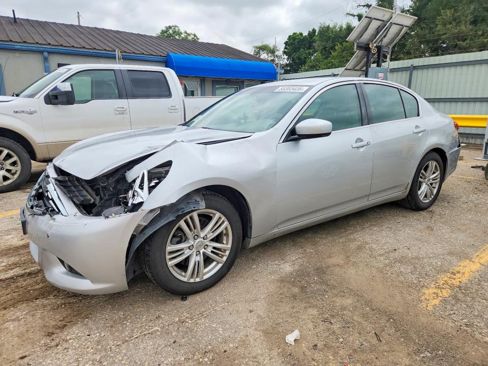2011 Infiniti G VIN JN1CV6AP8BM506056 COPART salvage auction — FRONT END, Ks - Cert Of Title-Salvage, sold $550 on 2026-07-22 (photo 1)
