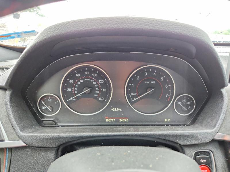 2017 BMW 3er VIN WBA8Y3C3XHG451097 COPART salvage auction — FRONT END, Mo - Salvage Certificate Of Title, sold $3,700 on 2026-08-07 (photo 9)