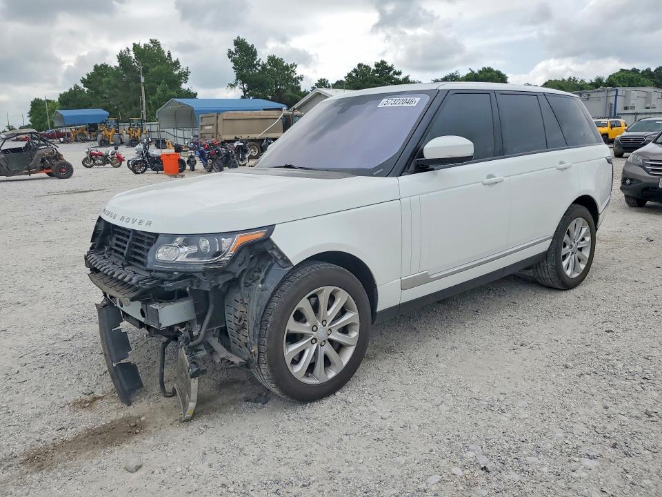 2016 Land rover RANGE ROVER VIN SALGS2PF0GA318857 COPART salvage auction — FRONT END, Ok - Cert Of Title-Salvage, sold $8,800 on 2026-07-06 (photo 1)
